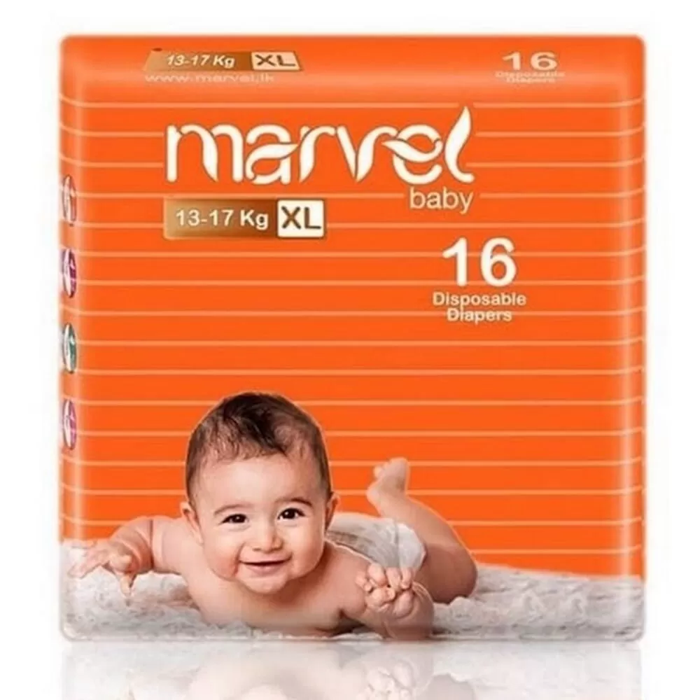 Marvel Baby Diapers X-LARGE 32 Pcs