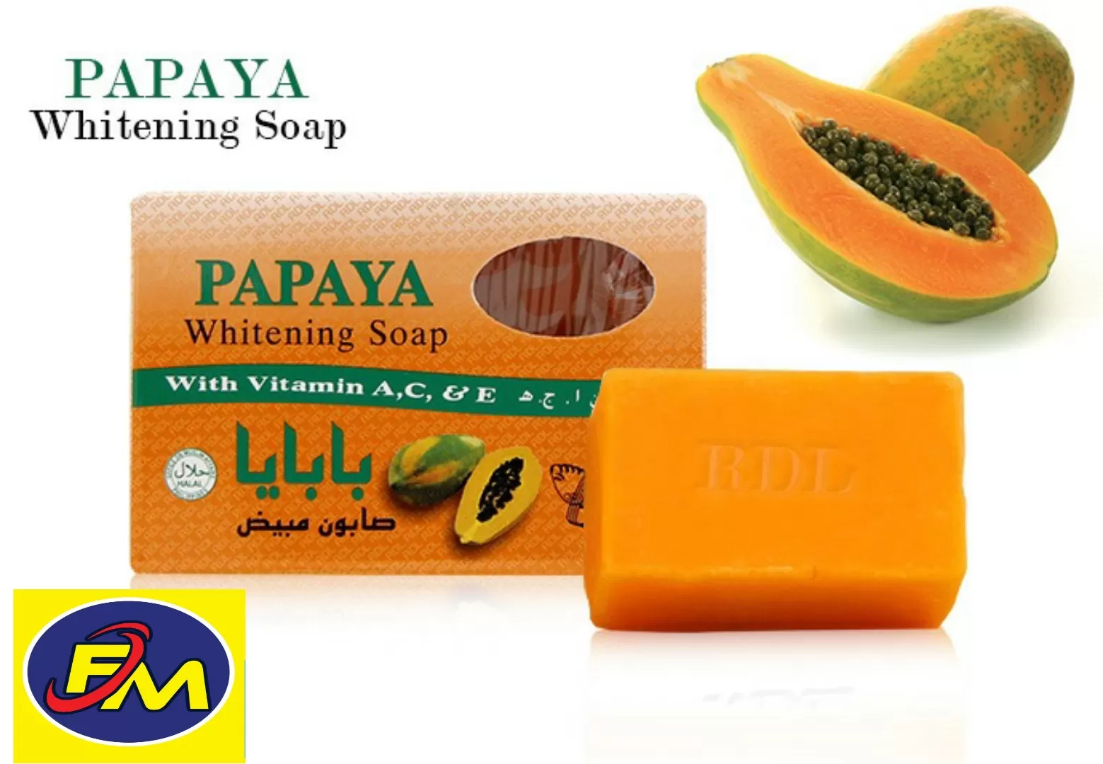 RDL Papaya Soap 135g - image 2