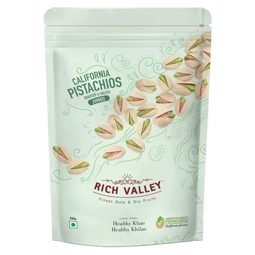 Rich Valley California Pistachios Roasted & Salted 250g