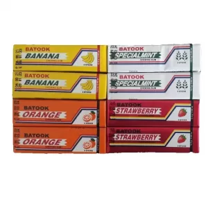 Batook Chewing Gum 4 Flavors 8-pack