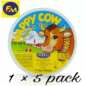 Happy Cow Cheese Triangle 8 Portions 5Pack
