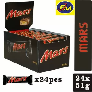 Mars Chocolate Bulk Box 24pcs x 51g