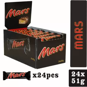 Mars Chocolate Bulk Box (24pcs x 51g)