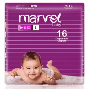 Marvel Baby Diapers LARGE 32 Pcs