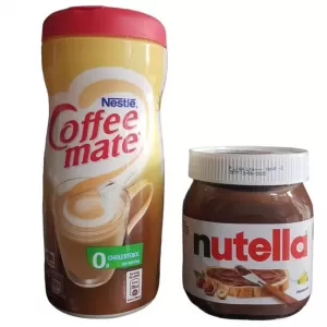 Nutella Hazelnut Choc Spread 400g + Coffee Mate 400g