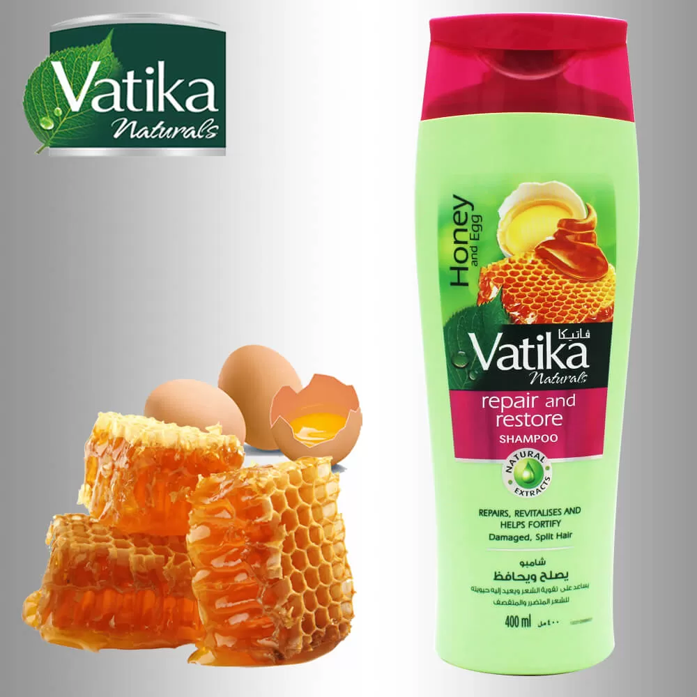 Vatika Honey And Egg Repair & Restore Shampoo 400ml - image 3
