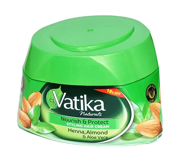 Vatika Nourish & Protect Hair Cream Almond Olive Henna 140ml