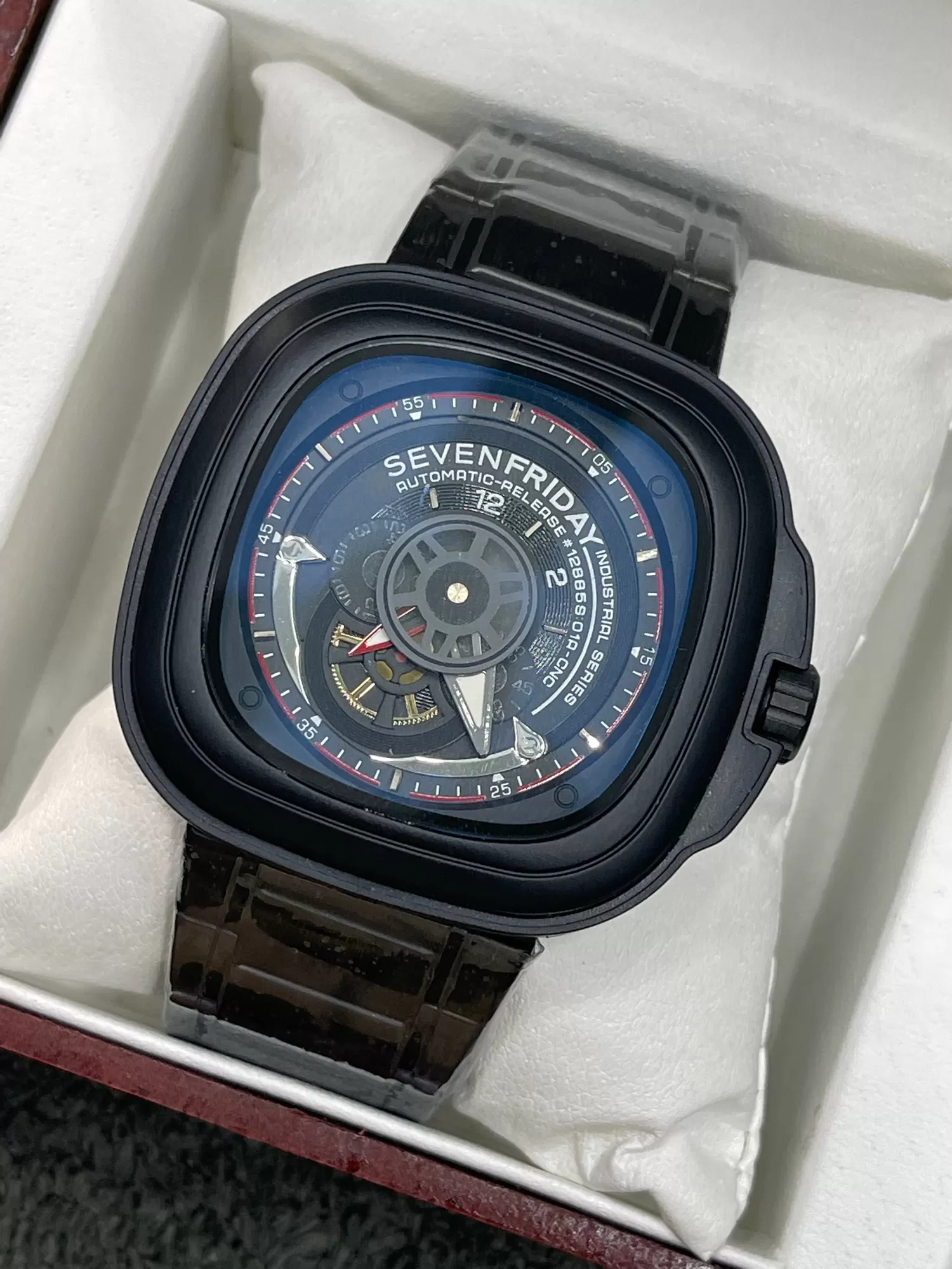 SevenFriday Men Watch Black