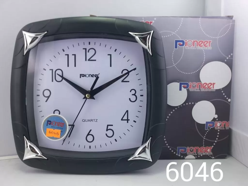 Generic Wall Clock Black Home