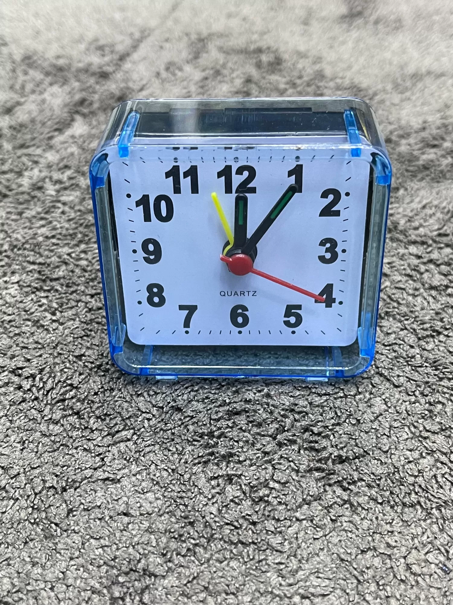 Generic Alarm Clock Blue Bedroom