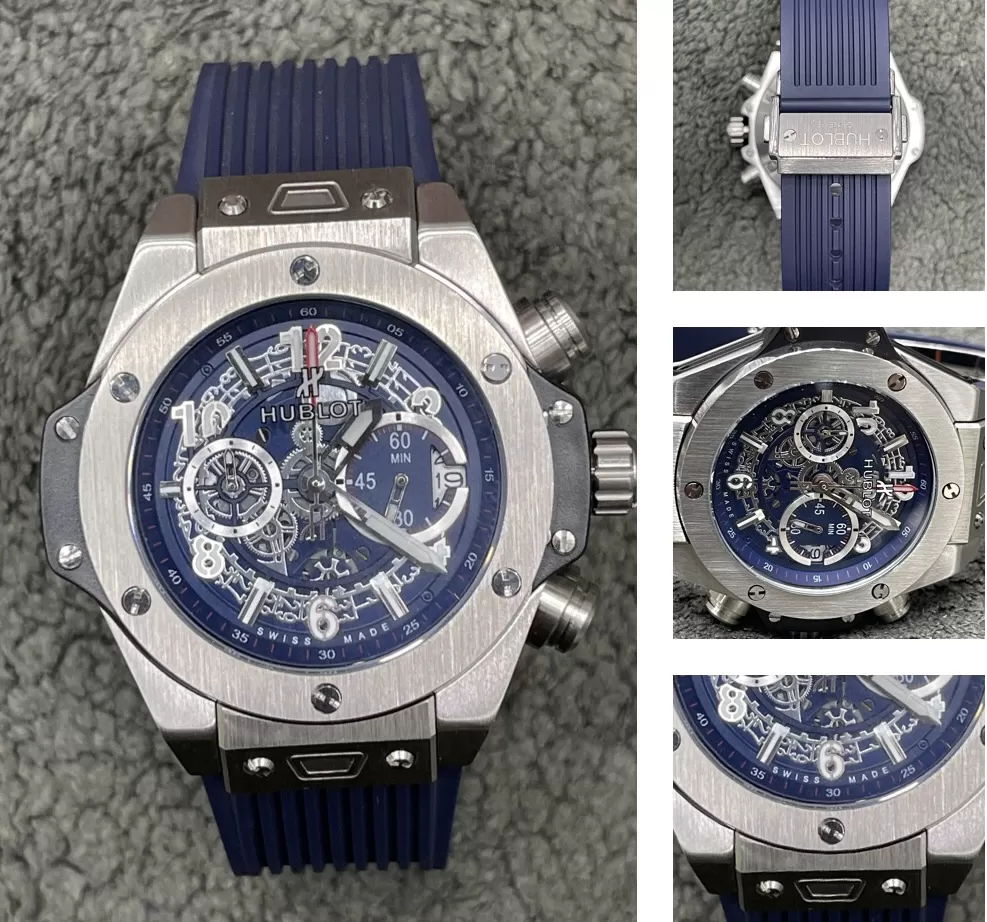 HUBOLT Luxury Mens Watch Top Business Stainless Steel