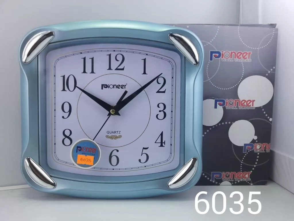 Generic Wall Clock Blue for Home