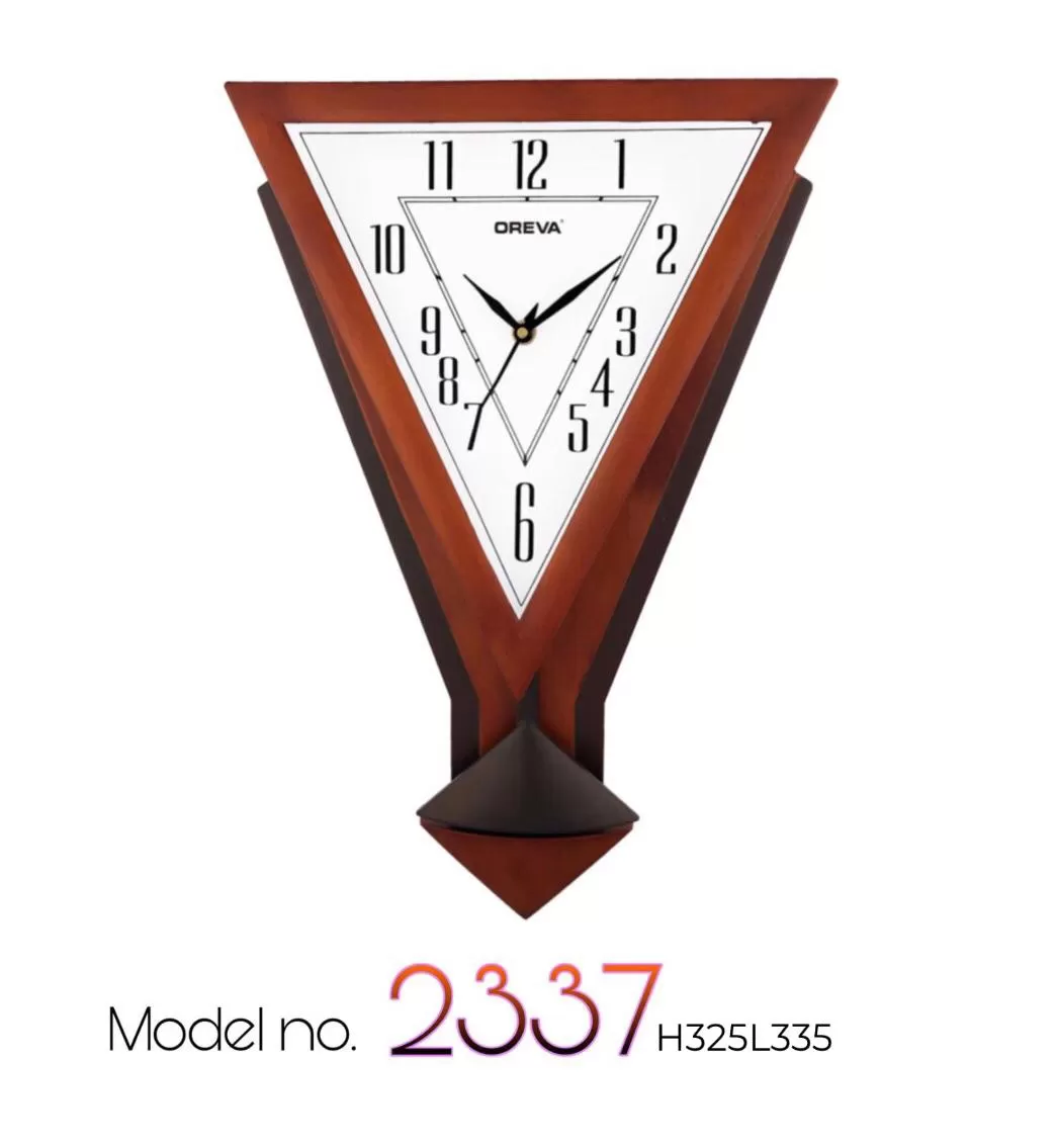 OREVA Wall Clock Brown
