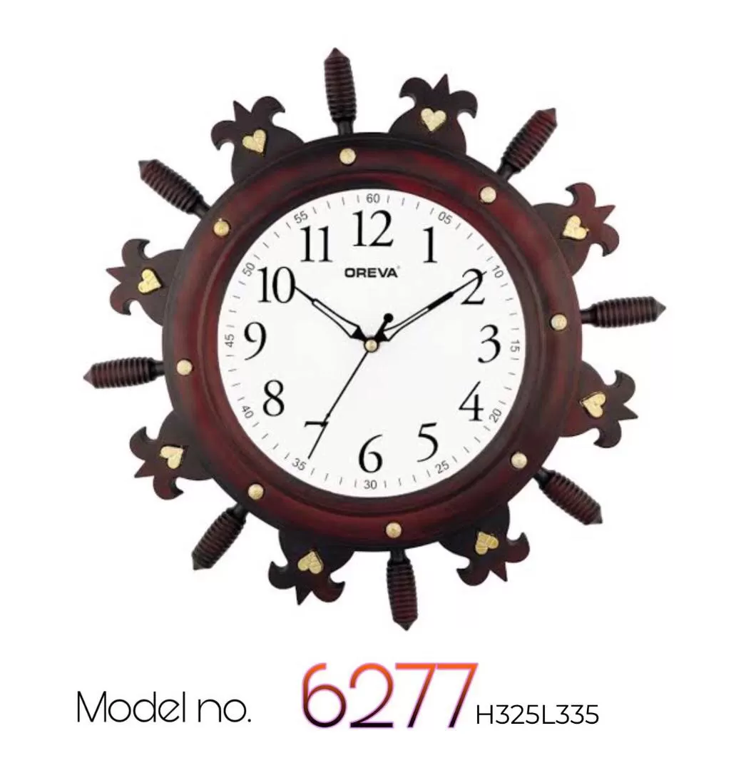 OREVA Wall Clock Brown