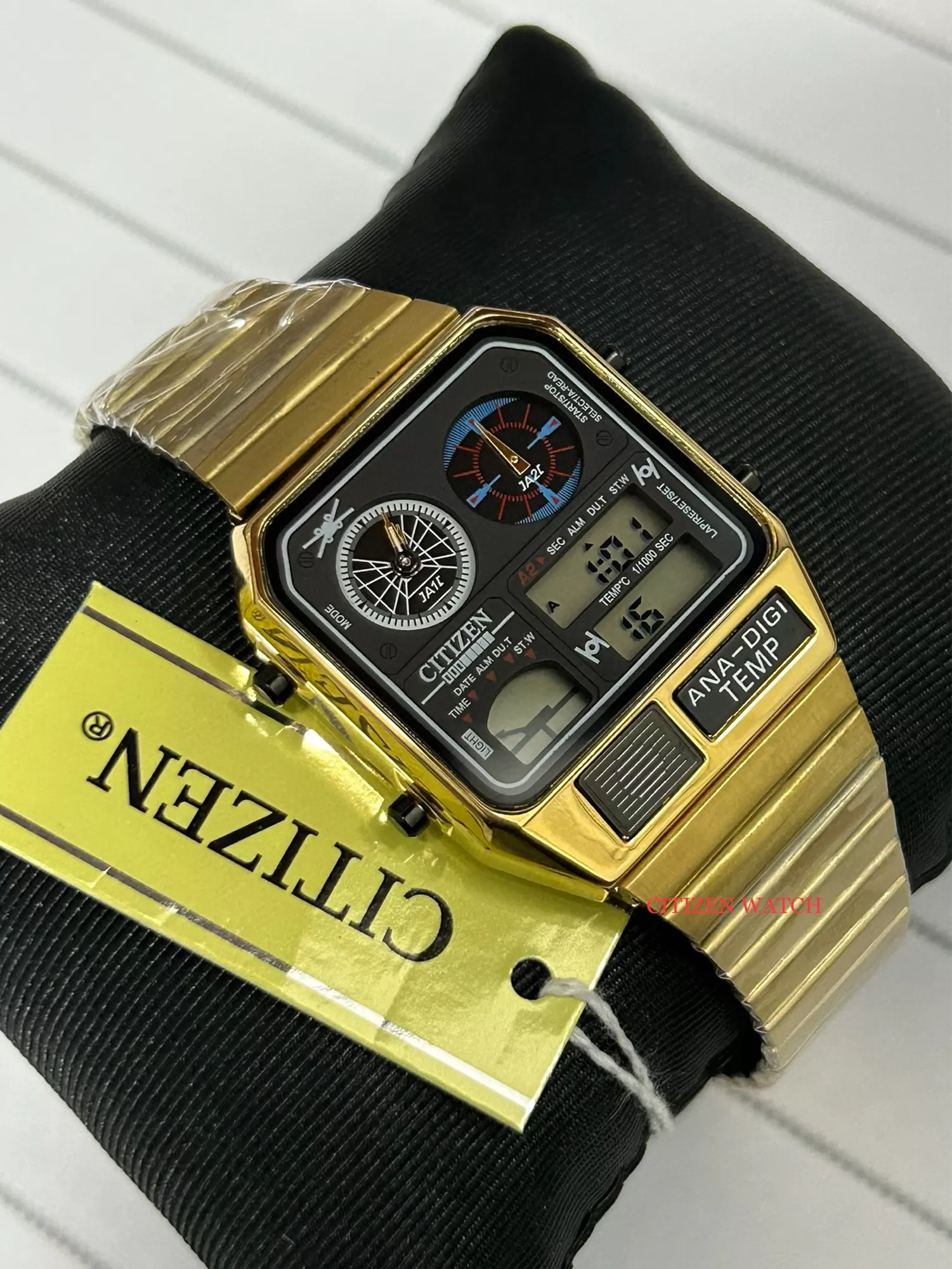 Gold Citizen ANA-DIGI TEMP Casual Mens Watch