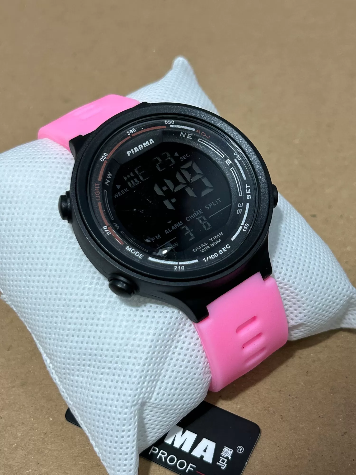 Piaoma Pink Casual Sports Watch