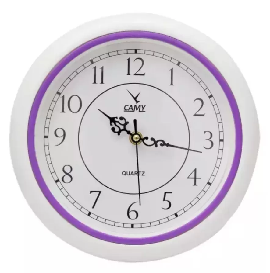 Camy Wall Clock Purple