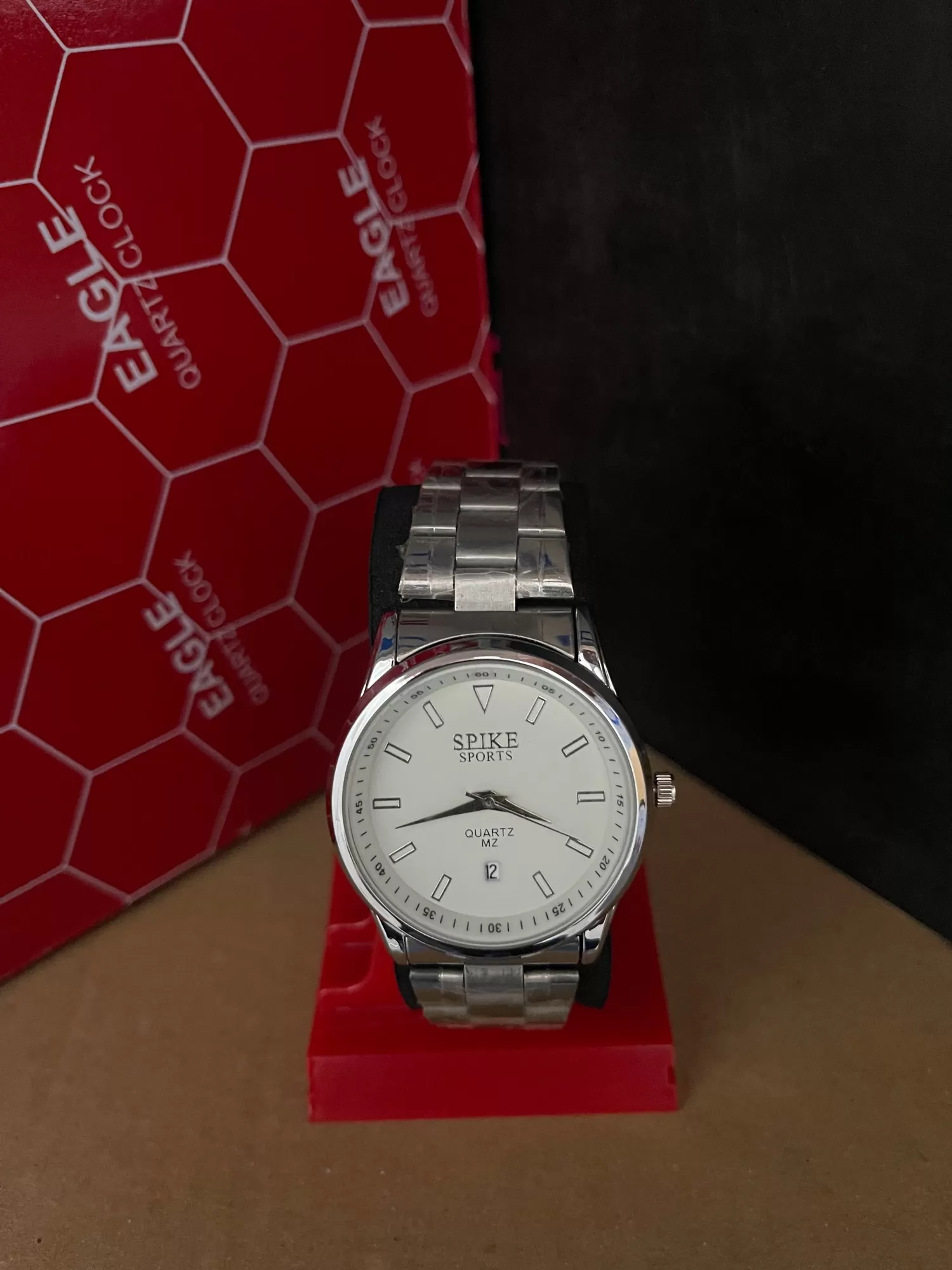 Silver Men Casual Luxury Watch
