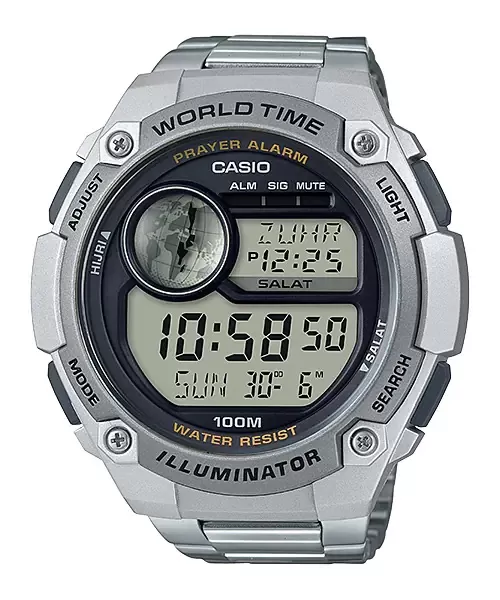 Generic Men Casual Watch Prayer Times Alarm