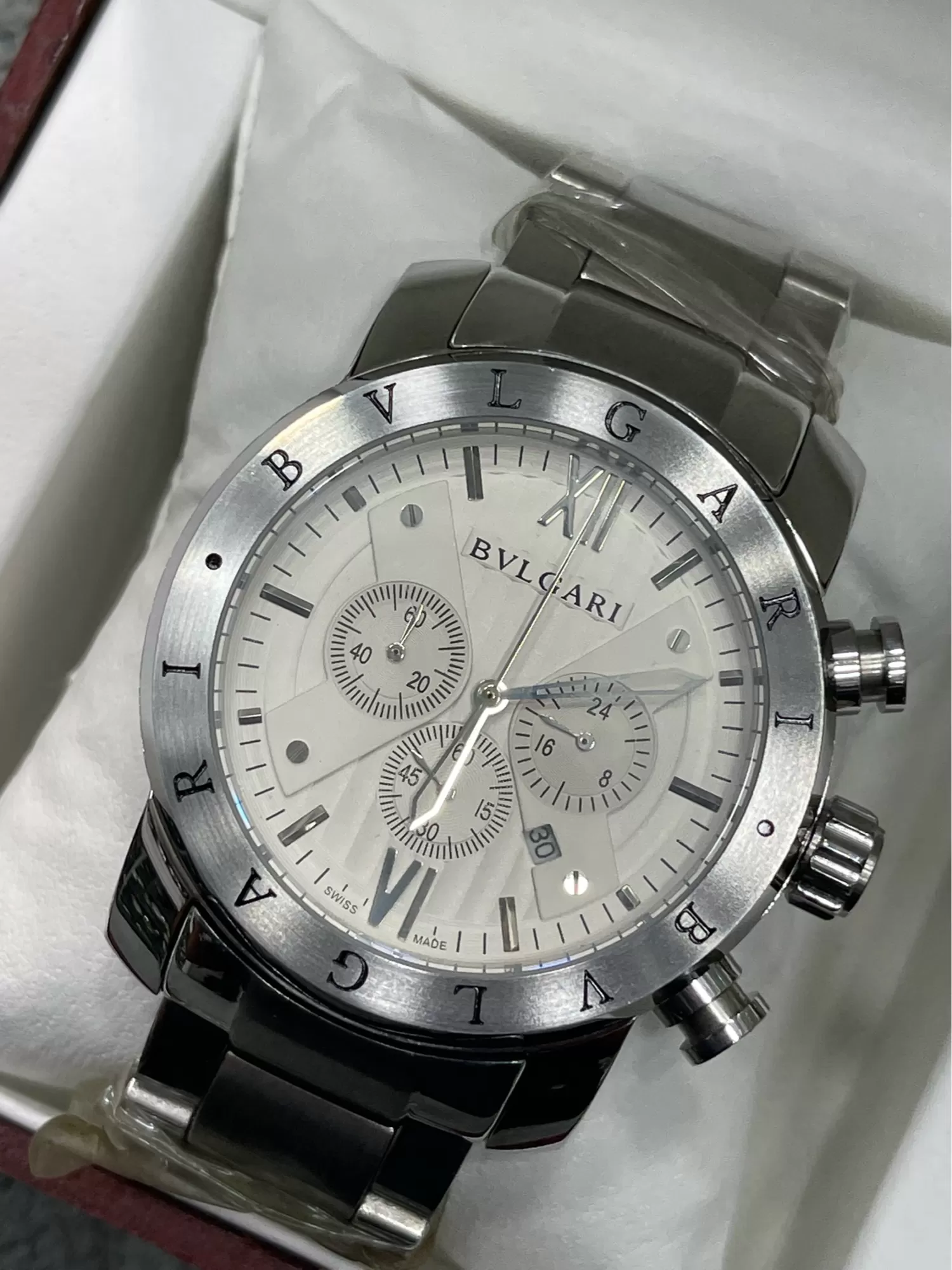 Generic Silver Men Wrist Watch