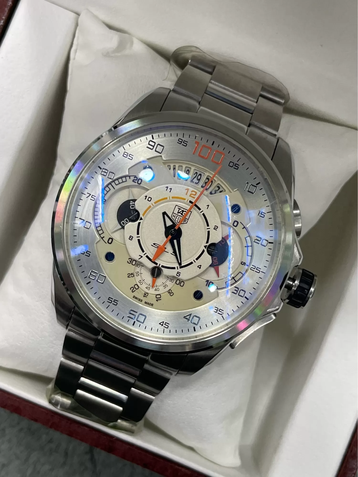 Generic Silver Men Wrist Watch