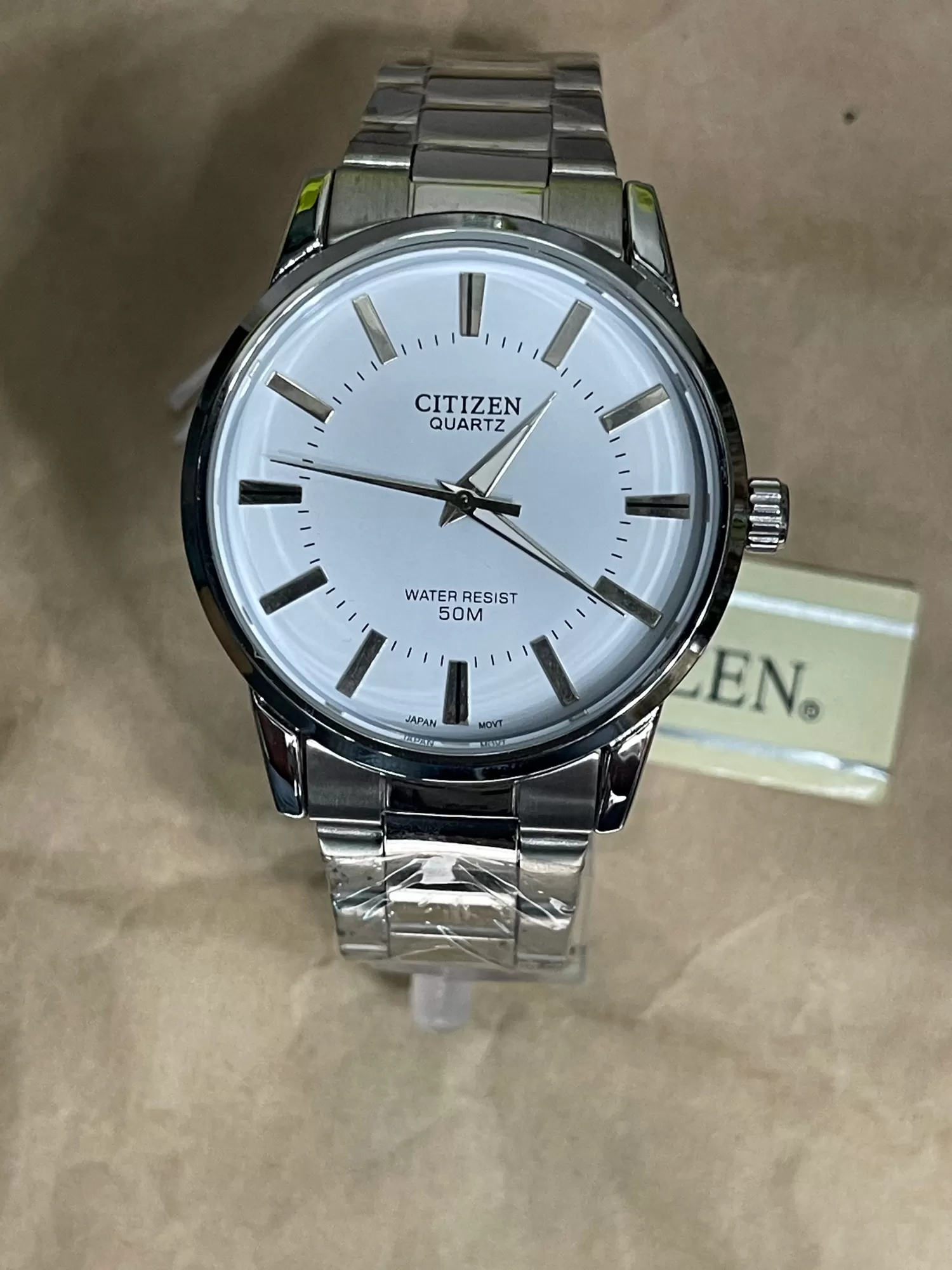 Generic Men wrist watch Silver