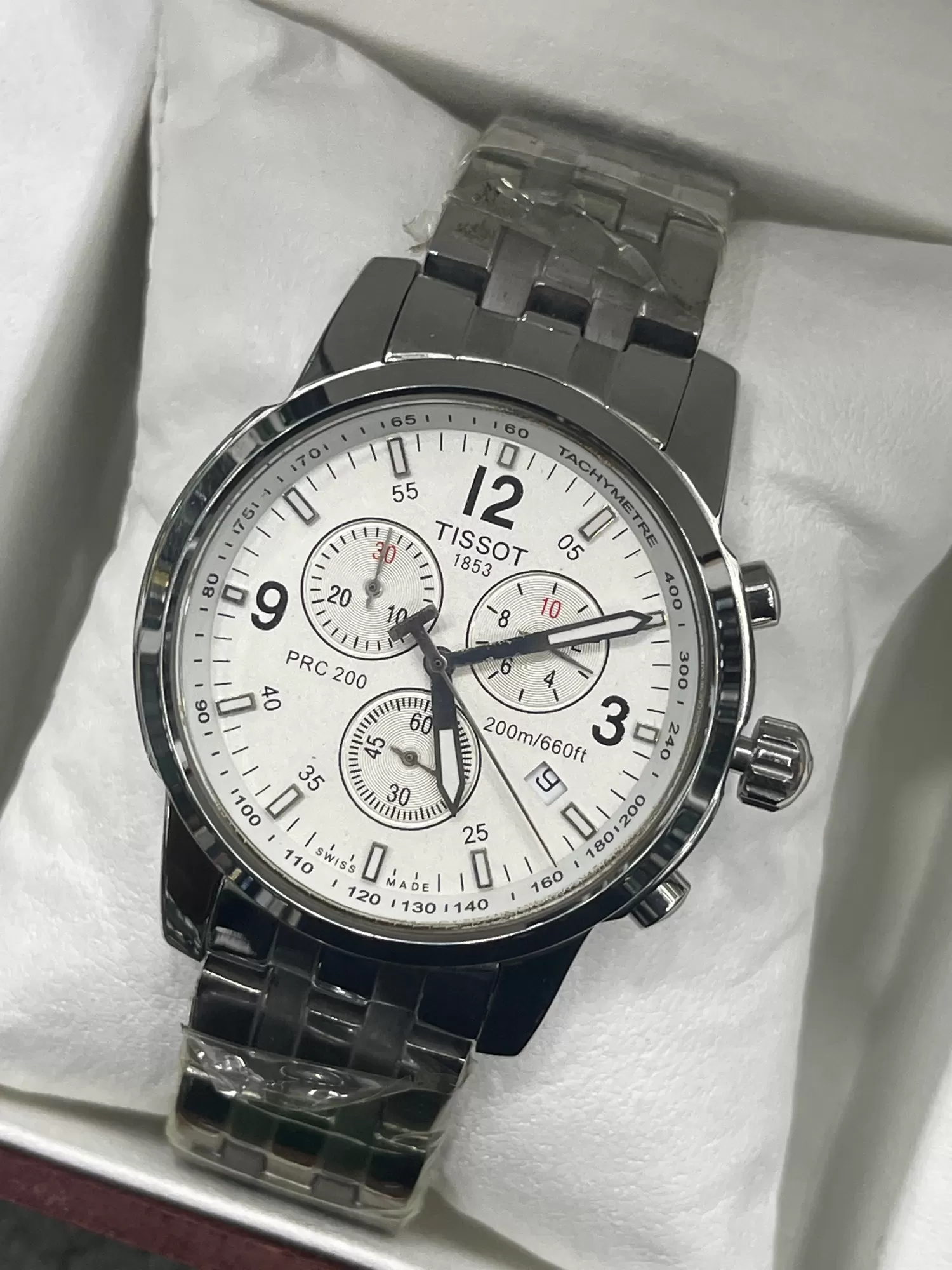 Generic Silver Mens Business Watch