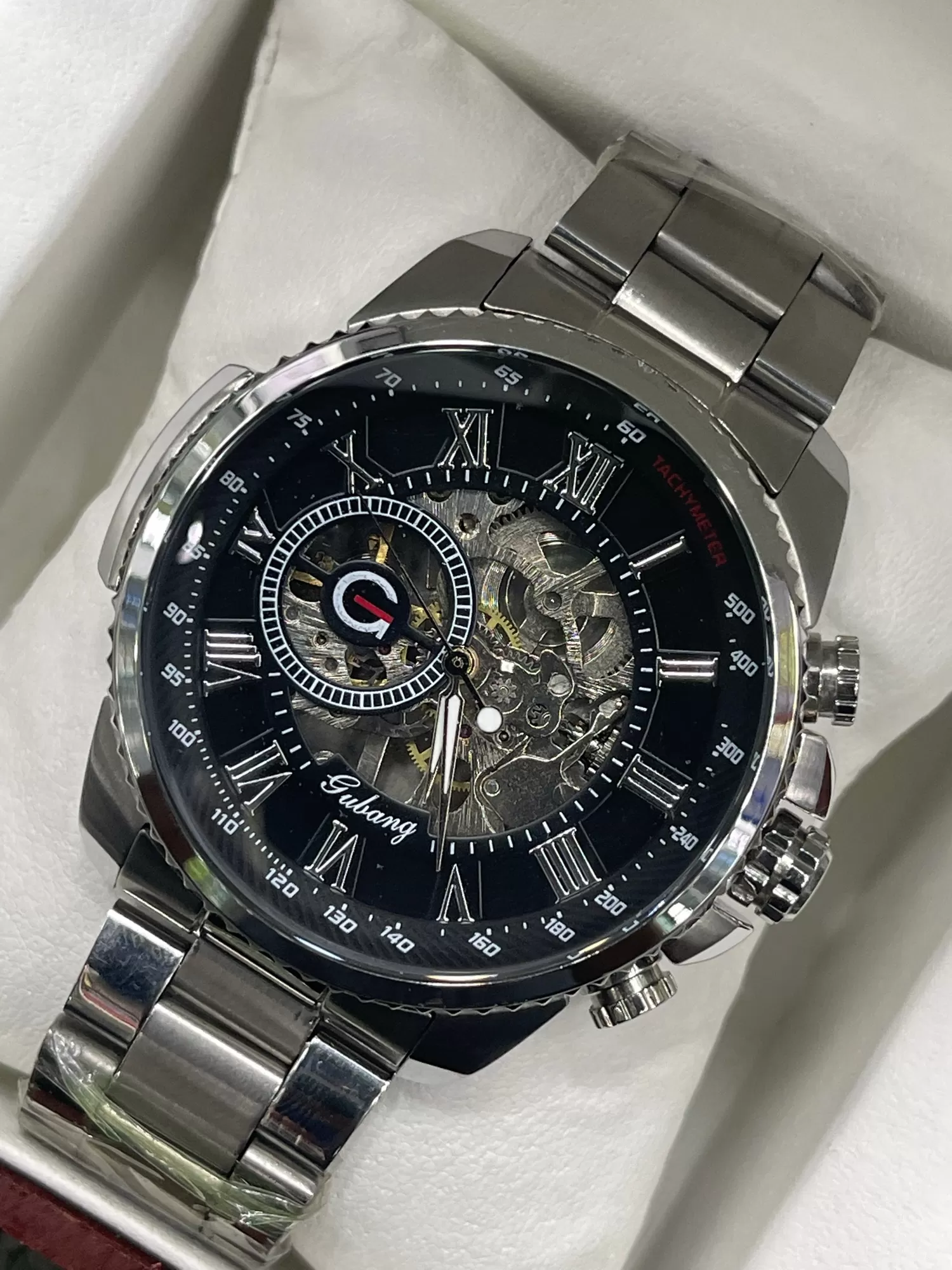 Generic Mens business Watch Silver