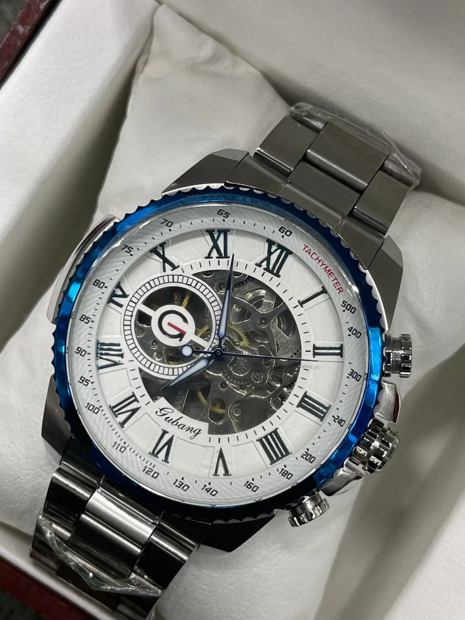 Silver Mens Business Watch