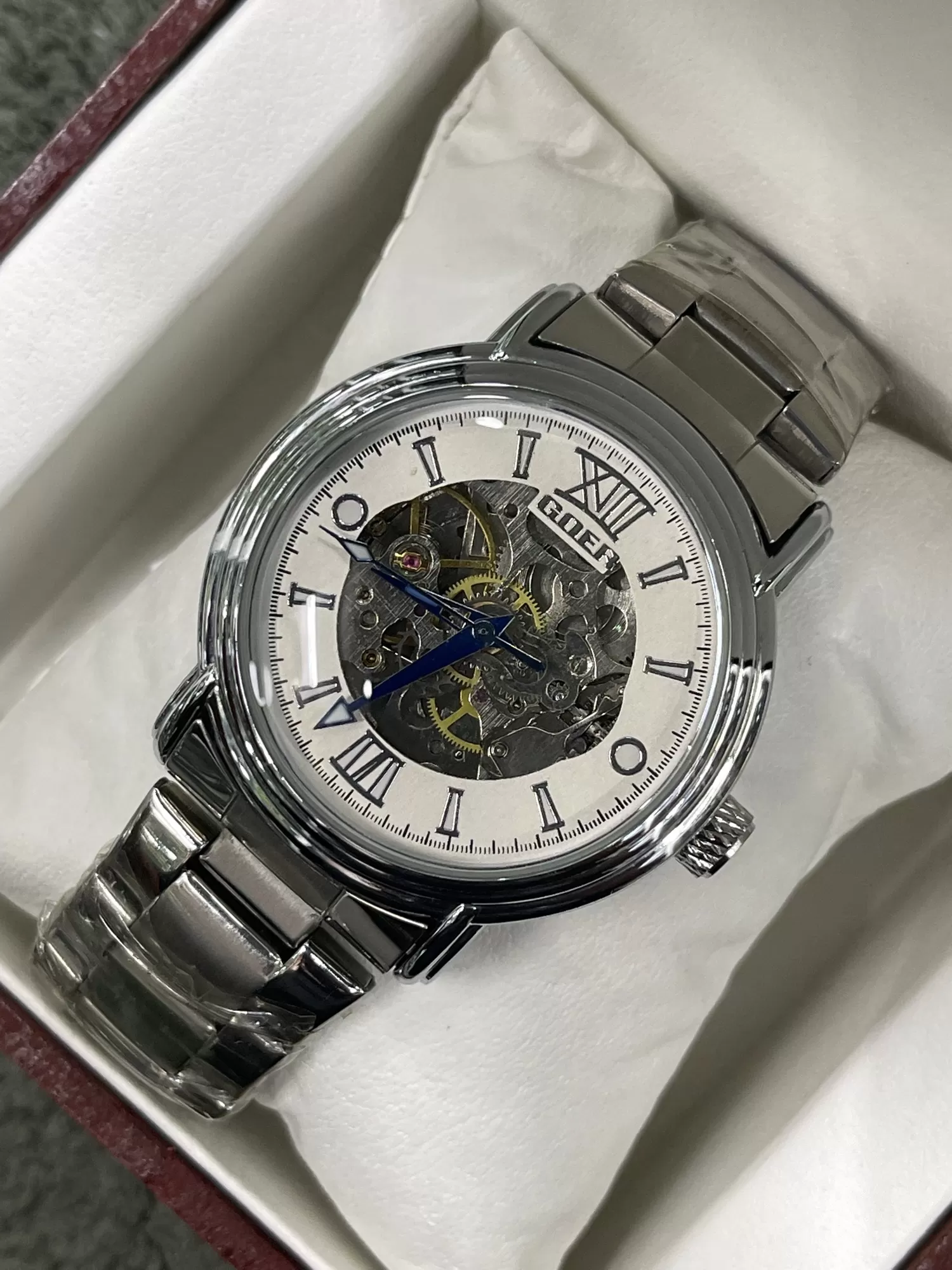 Generic Silver Mens Business Watch