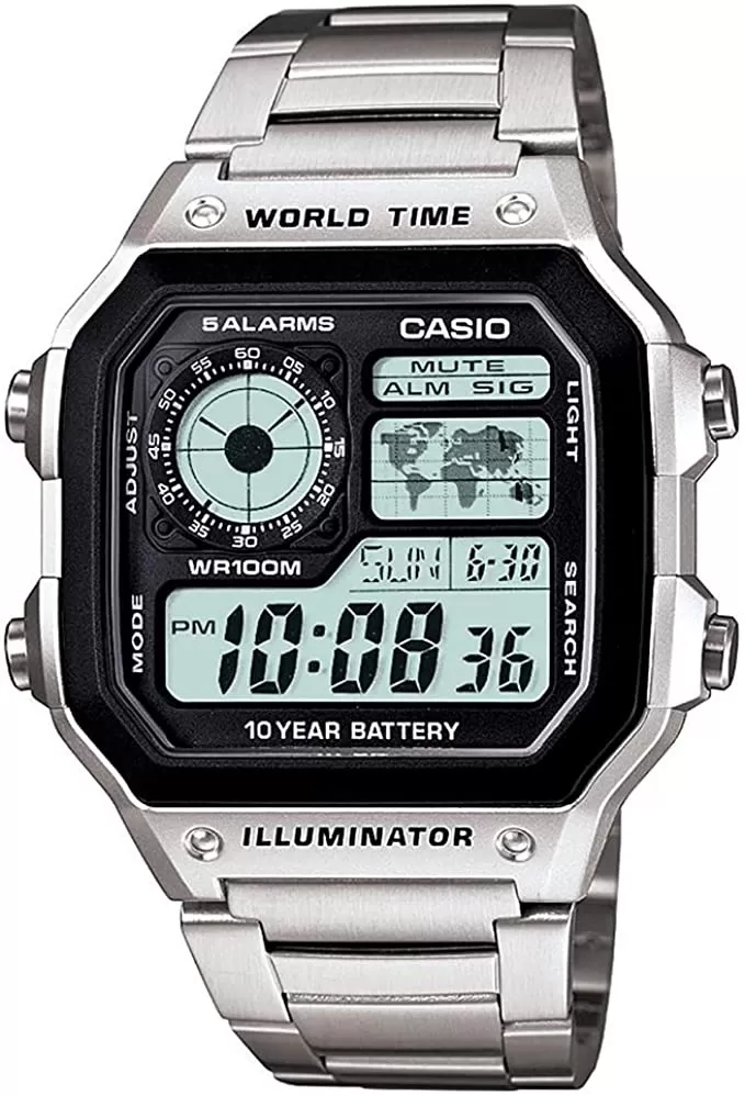Generic Casual Sports Watch Silver