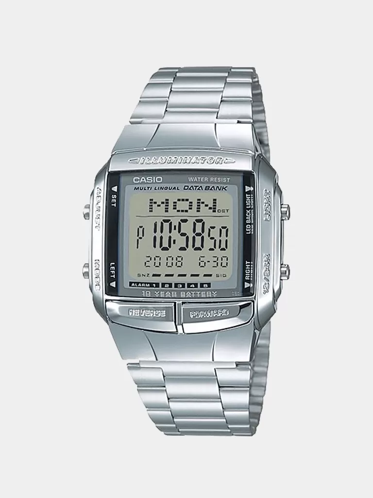 Silver Mens Casual Sports Watch