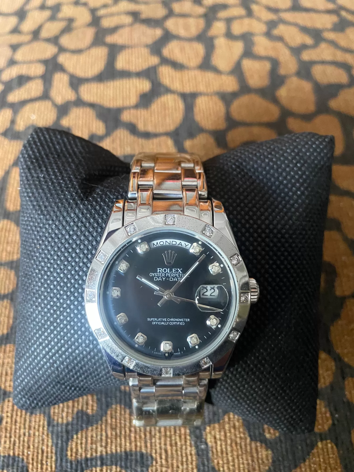 Silver Rolex Men watch