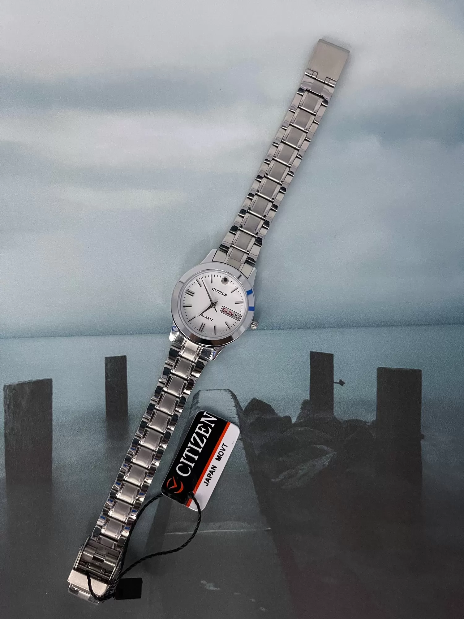Silver Women Luxury Gift for Citizen Women Casual Watch