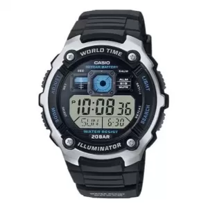 Generic WORLD TIME WATCH Black