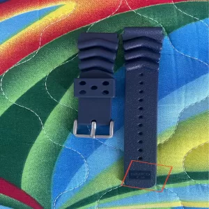 SEIKO Watch Belt Blue 20MM