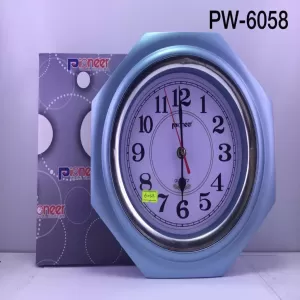 Generic Blue Wall Clock High Quality Home Decor