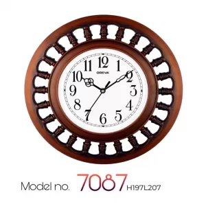 OREVA Wall Clock Brown