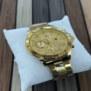 Hilfiger Casual Fashion Gold Watch