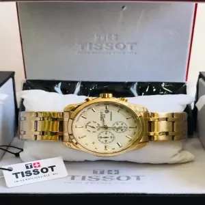 Tissot Mens Fashion Gold Watch