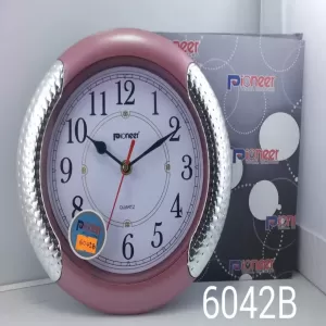 Generic Pink Wall Clock for Home