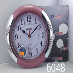 Generic Pink Wall Clock Home Decor
