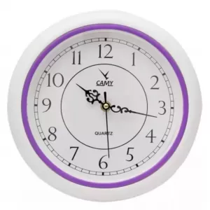 Camy Wall Clock Purple