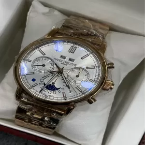 PATEK PHILIPPE Men Rose Gold Watch