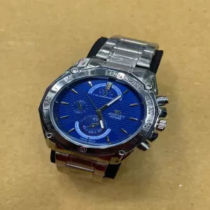 Generic Casual Men Watch Silver