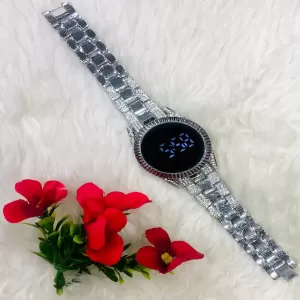Generic Ladies Watch LED Touch Steel
