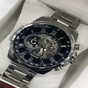 Generic Mens business Watch Silver
