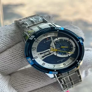 Silver Mens Casual NAVIFORCE Watch