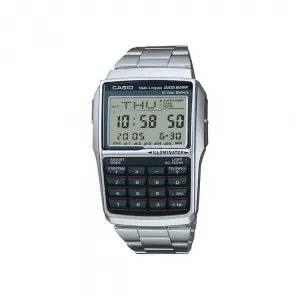 Silver Mens Casual Watch with Battery Warranty