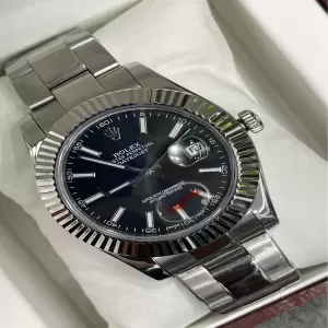 Generic Mens Watch Luxury Silver